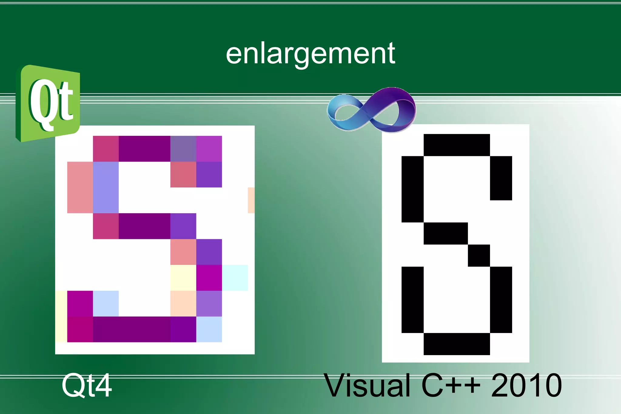 enlargement
Qt4 Visual C++ 2010
 