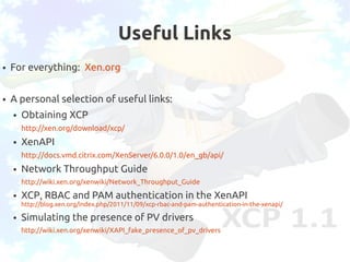 XCP: The Art of Open Virtualization for the Enterprise and the Cloud | PPT