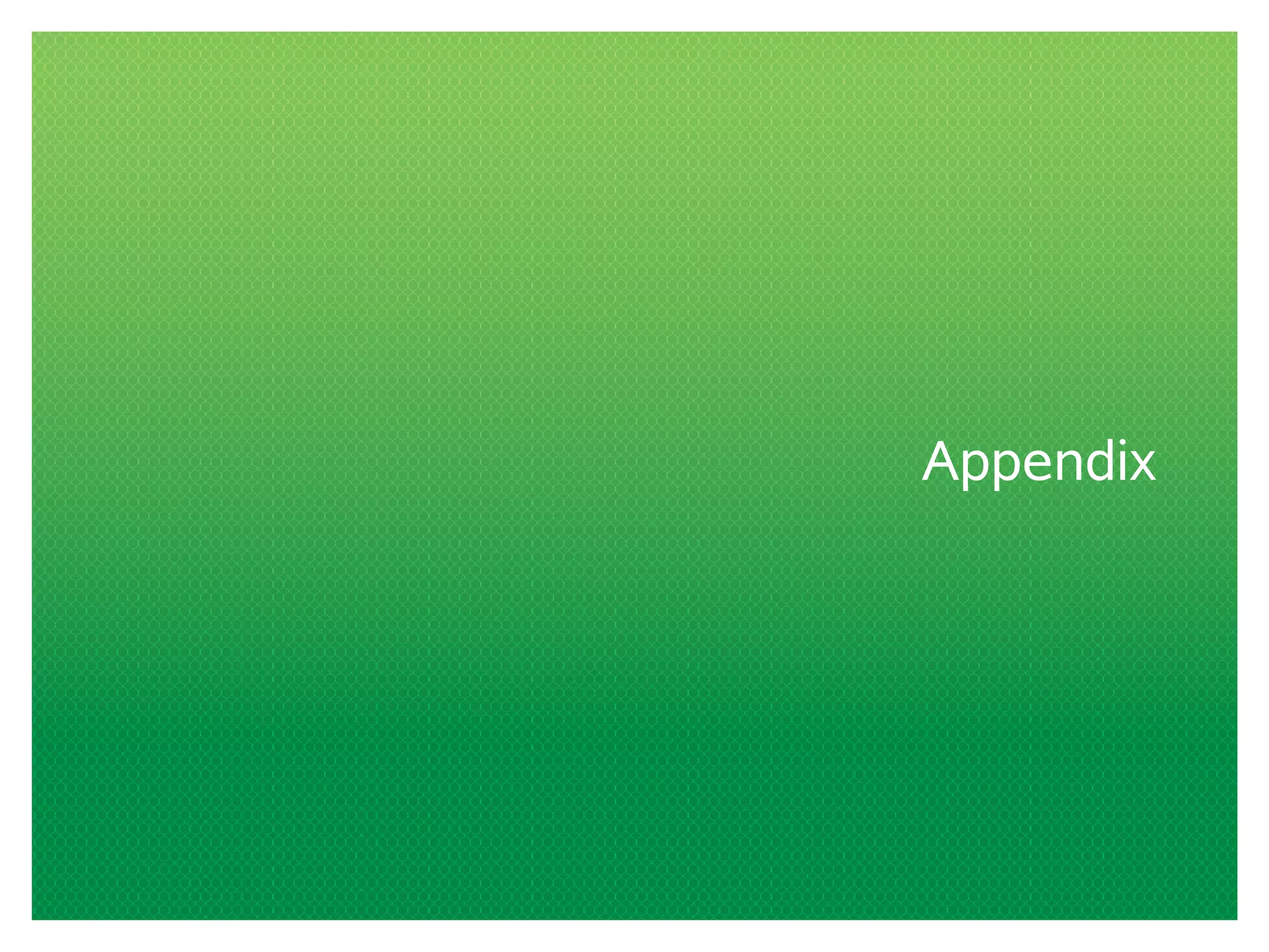 Appendix 
 