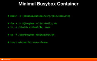 Linux Containers From Scratch | PDF