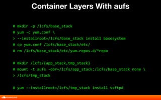 Linux Containers From Scratch | PDF