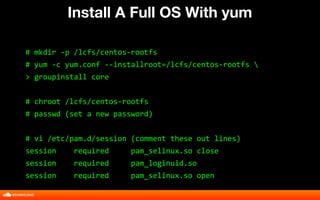 Linux Containers From Scratch | PDF