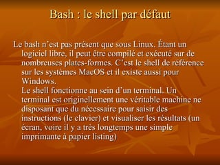 cours initiataion sous le Linux_Cours.ppt
