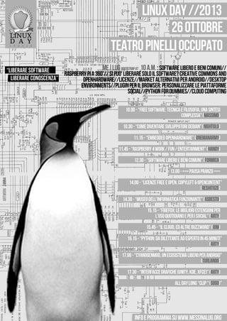 Linuxday2013 locandina bw