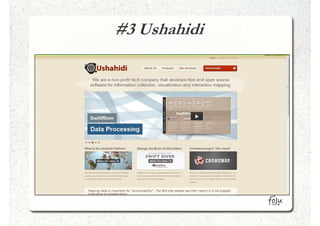 #3 Ushahidi
 