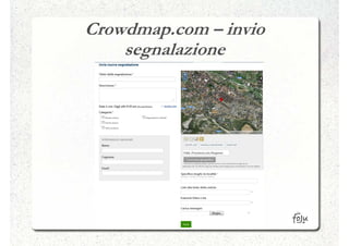 Crowdmap.com – invio
    segnalazione
 