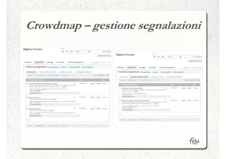 Crowdmap – gestione segnalazioni
 