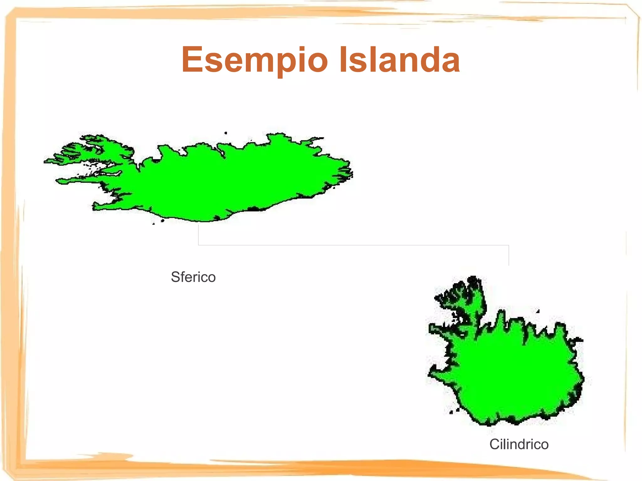 Esempio Islanda




Sferico




                   Cilindrico
 