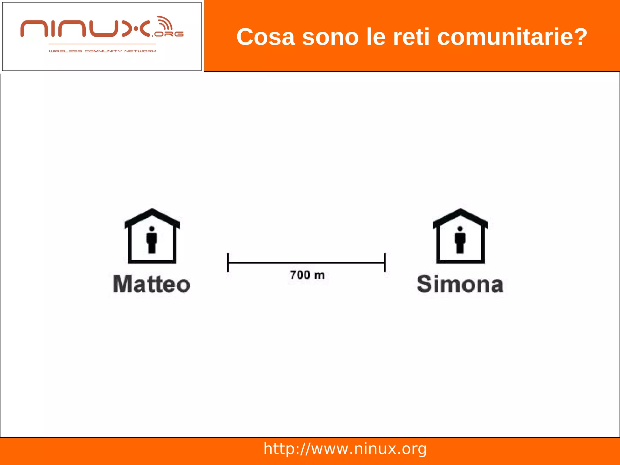 Cosa sono le reti comunitarie?




  http://www.ninux.org
 