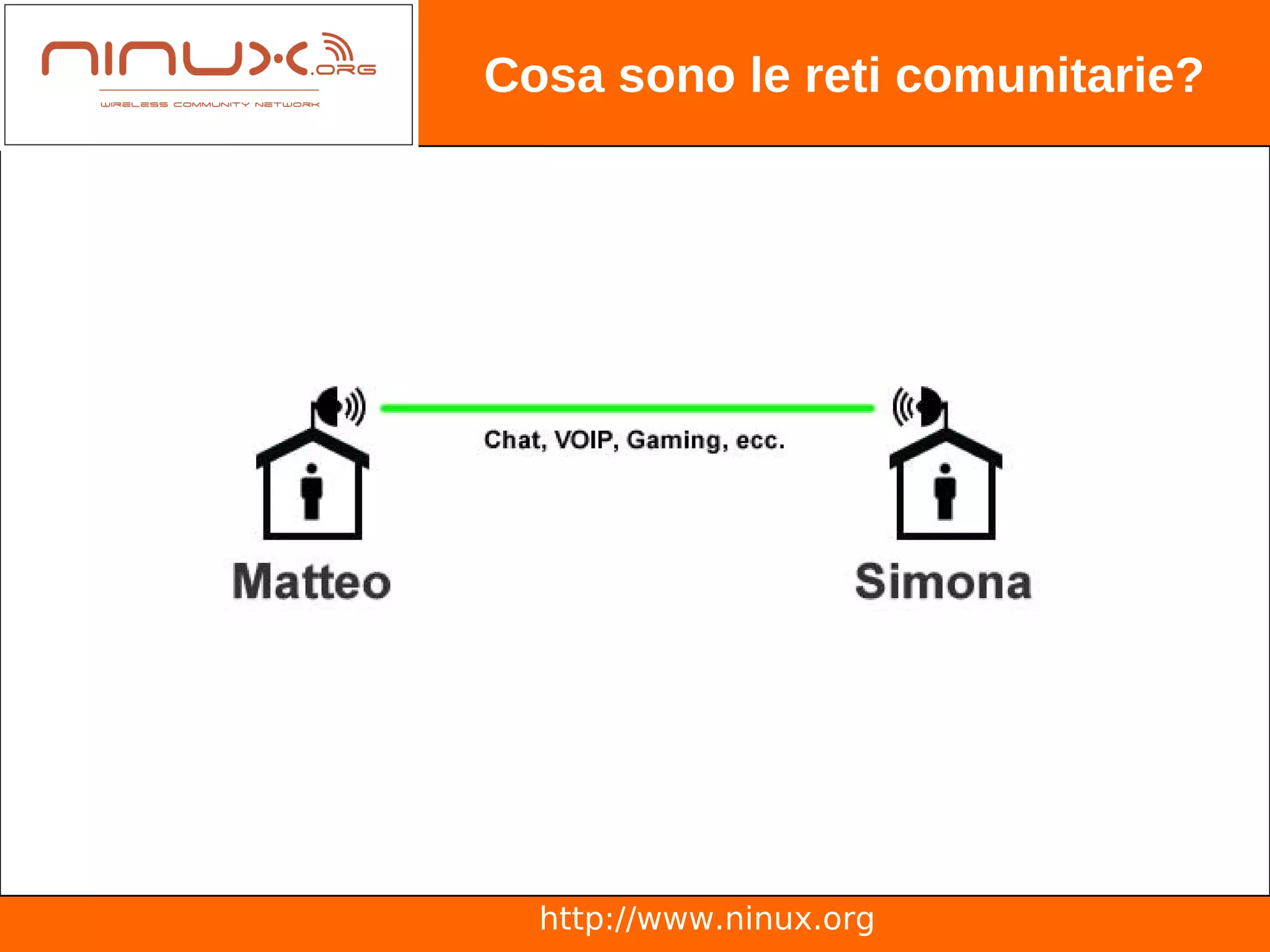 Cosa sono le reti comunitarie?




  http://www.ninux.org
 