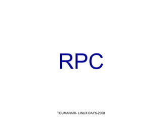 Simulations et applications réparties sous LINUX