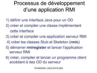 Simulations et applications réparties sous LINUX