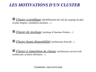 Simulations et applications réparties sous LINUX