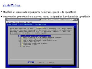 Simulations et applications réparties sous LINUX