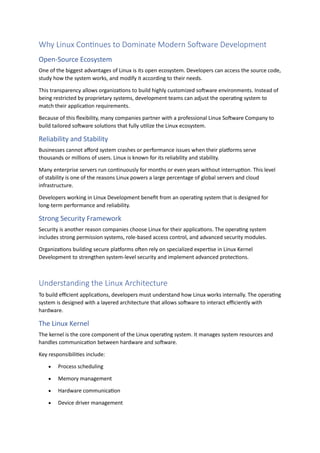 Linux Development in 2026: Why Businesses Choose Linux for Modern ...