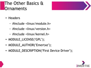 Linux device drivers | PDF