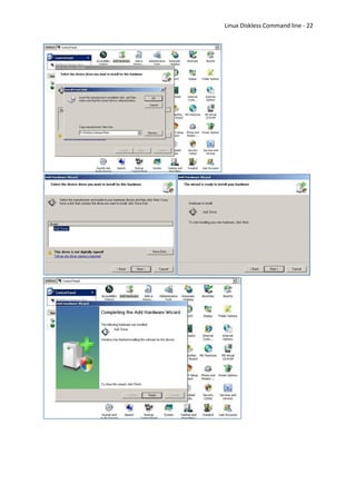 Linux Diskless Command line - 22
 