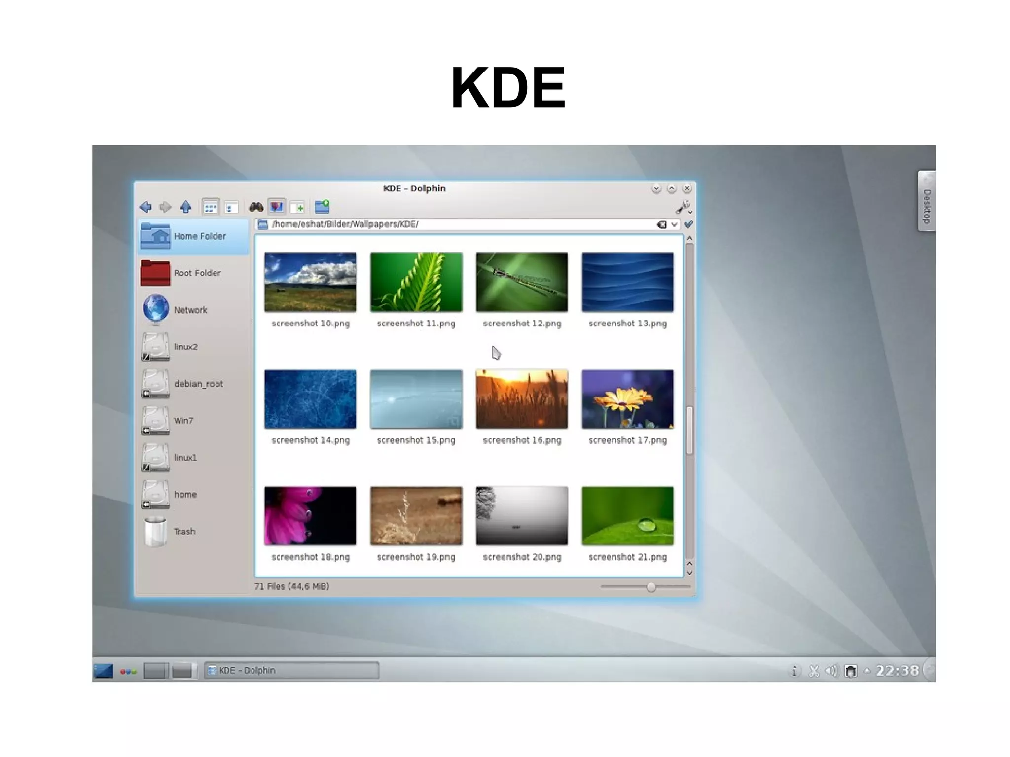 KDE
 