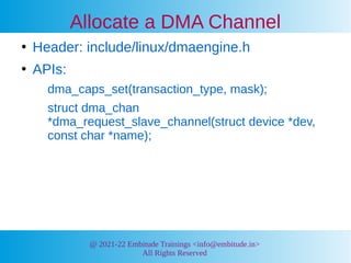 Linux dma engine | PDF
