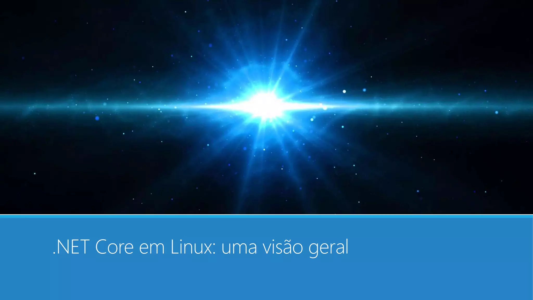 .NET Core em Linux: uma visão geral
 