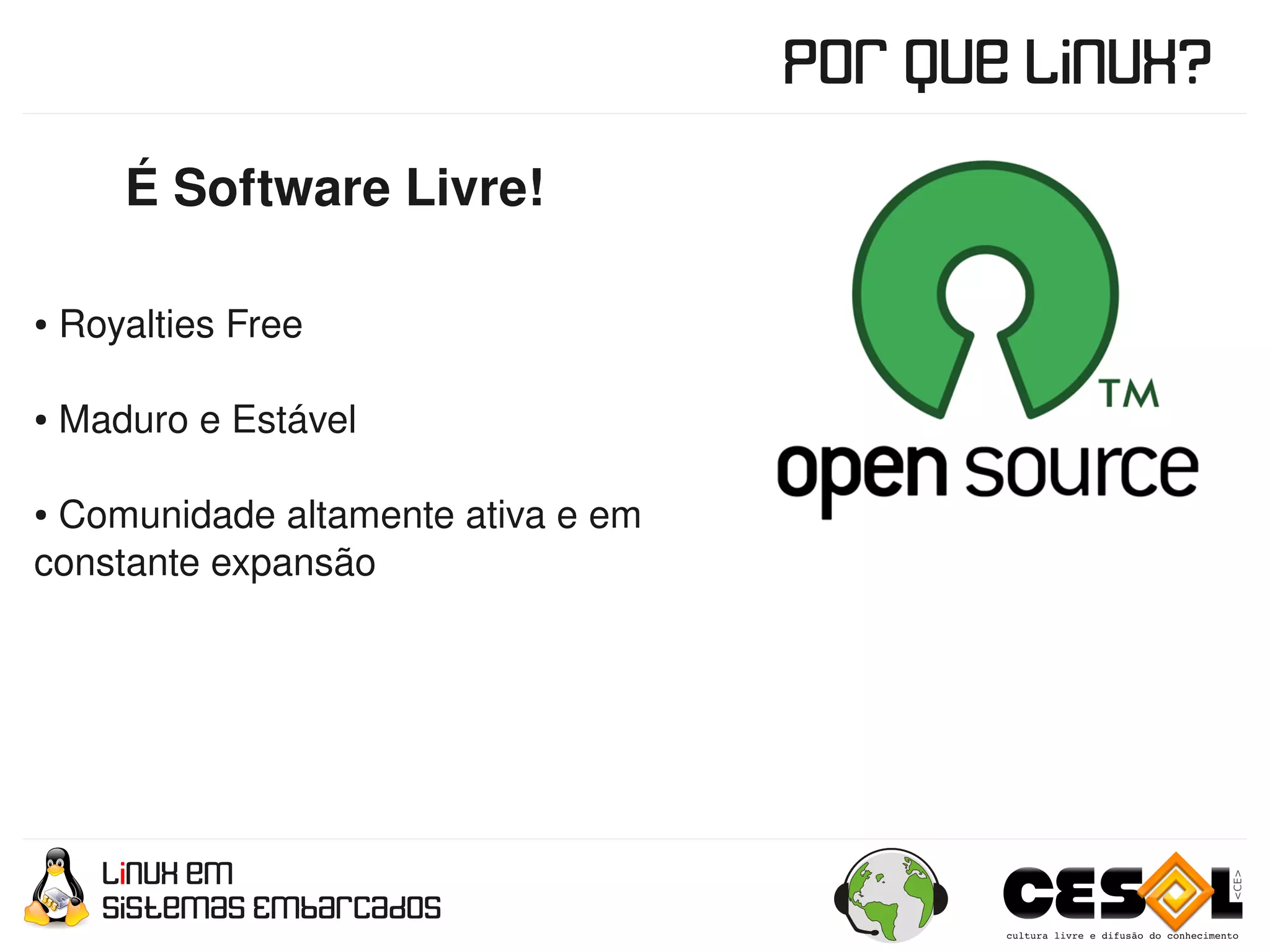 Linux em Sistemas Embarcados