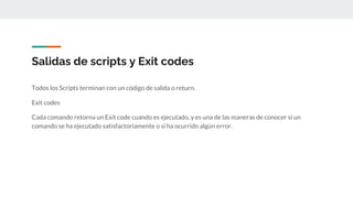 Linux Essentials - Scripts, arreglos, condiciones | PPTX