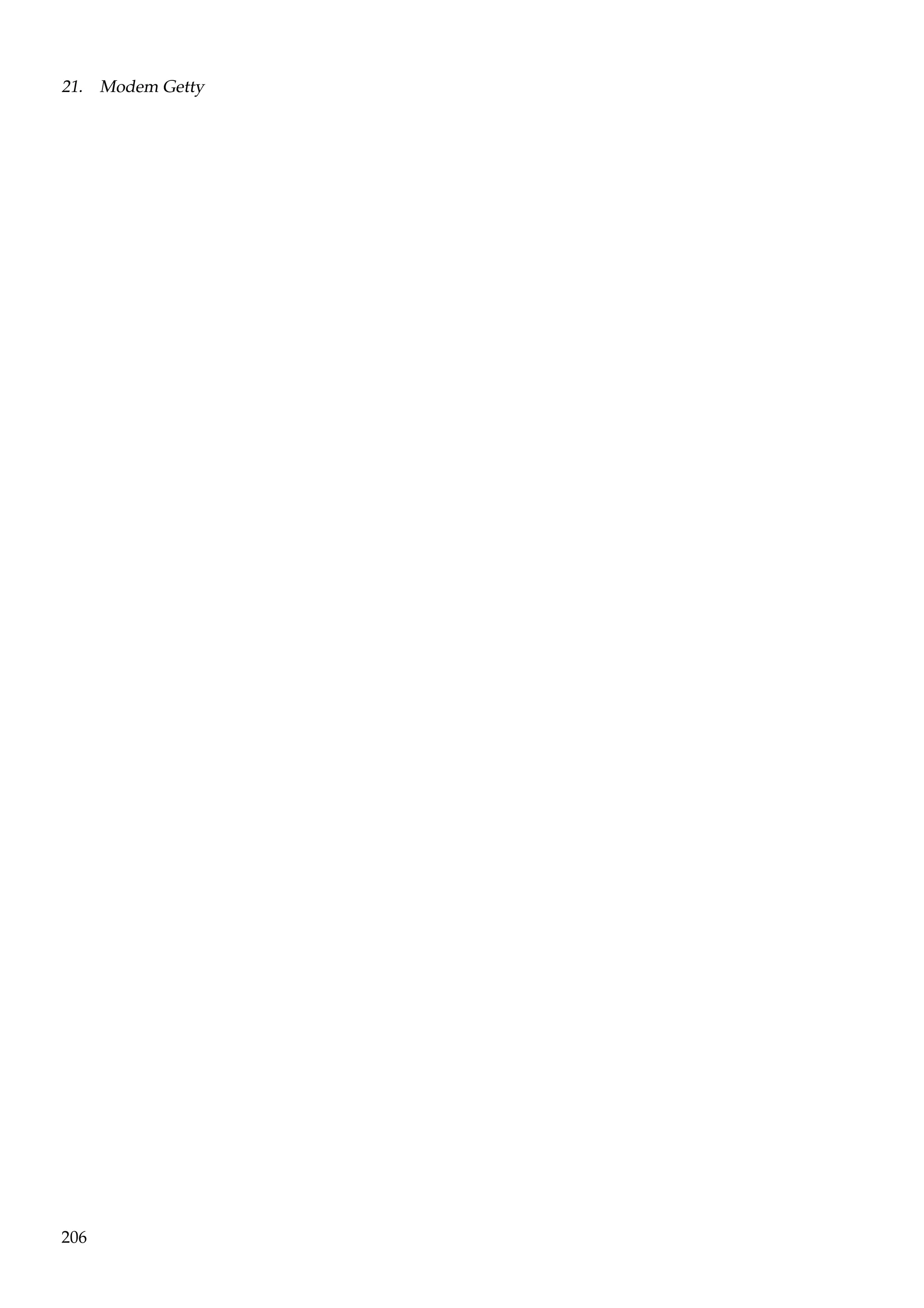 21. Modem Getty

206

 