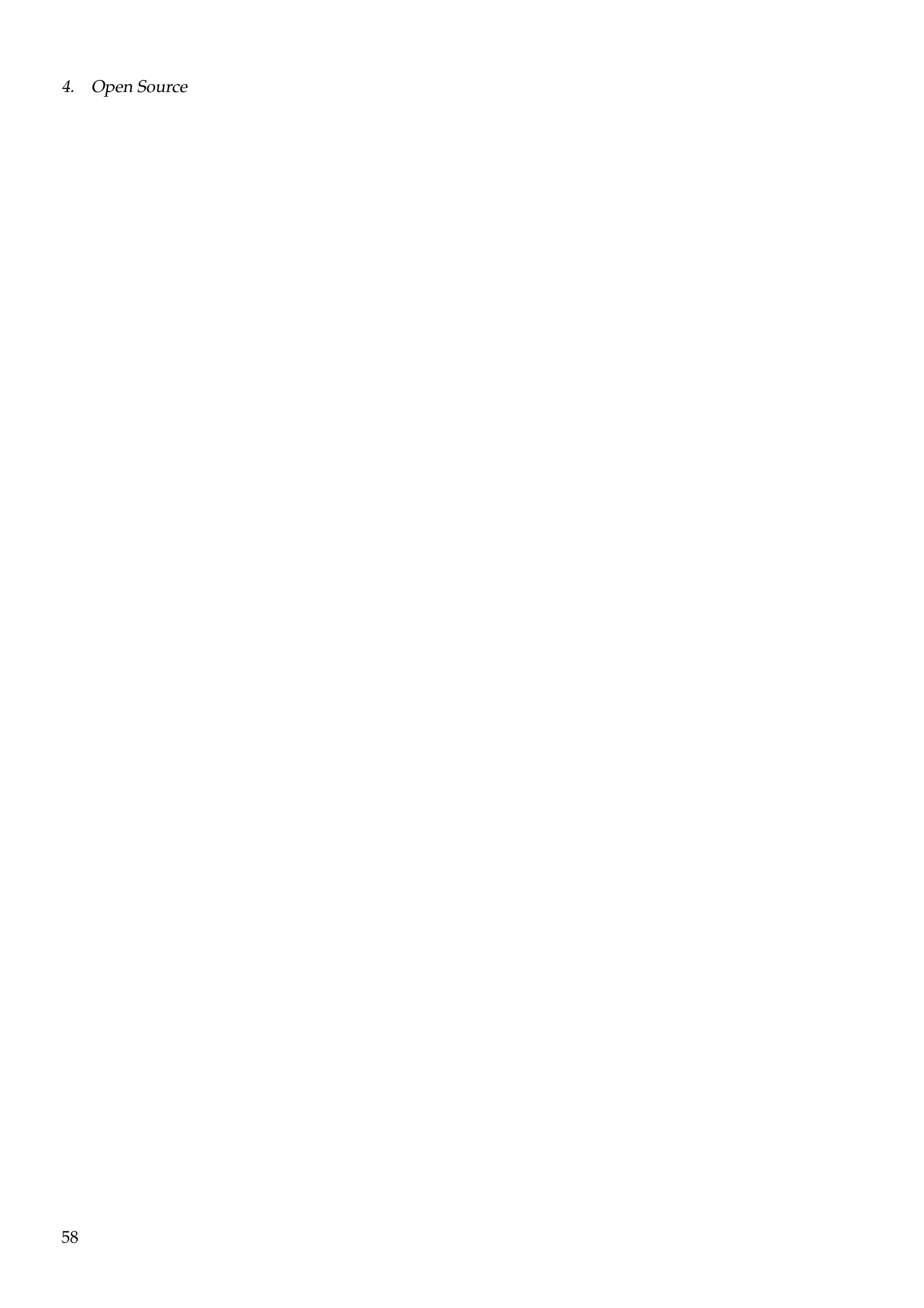 4. Open Source

58

 