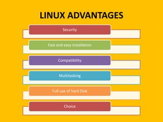 Linux Advantages and Disadvantages | PPT
