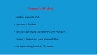 The Perfect Linux Security Firewalls | PPTX