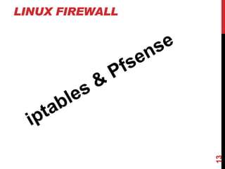 Linux firewall | PDF