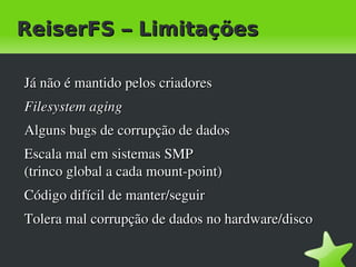 Fragmentação Extent based 