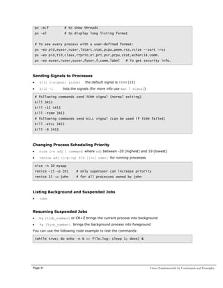 Linux fundamentals commands | PDF