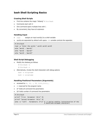 Linux fundamentals commands | PDF