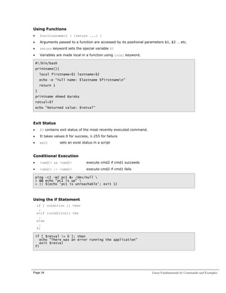 Linux fundamentals commands | PDF