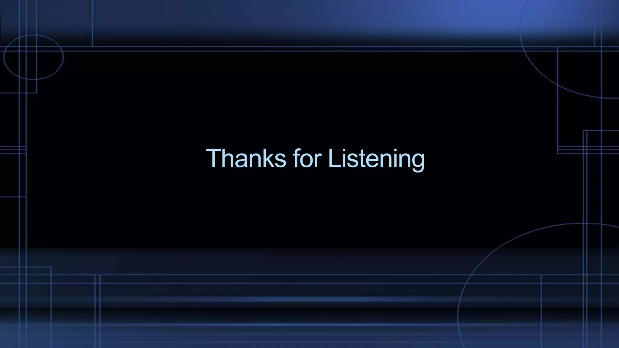 Thanks for Listening