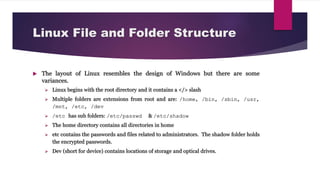 Linux fundamentals | PPT