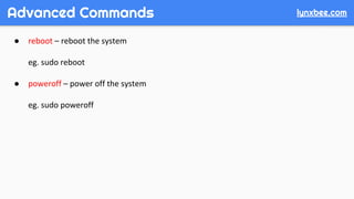 Linux basics and commands - from lynxbee.com