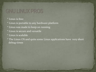 Linux fundamentals Training | PPT