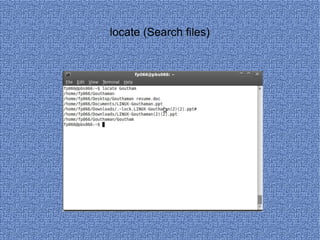 locate (Search files) 