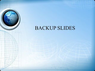 BACKUP SLIDES
 