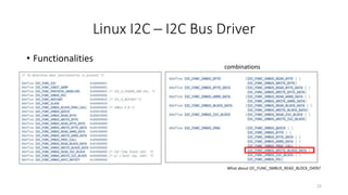 Linux I2C | PPTX