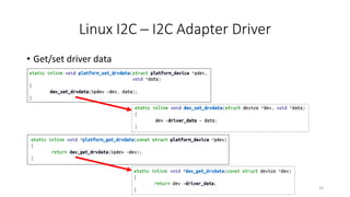 Linux I2C | PPTX