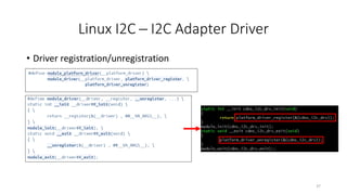 Linux I2C | PPTX