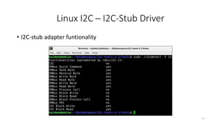 Linux I2C | PPTX