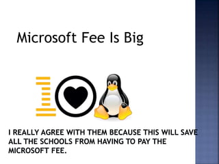 Microsoft Fee Is Big
 