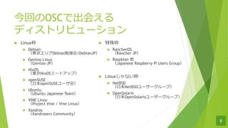 ؤOSCǳᤨ
ǥȥӥ`
u Linux
u Debian
|ꥢDebian㏊/DebianJP
u Gentoo Linux
Gentoo-JP
u NixOS
|NixOSߩ`ȥåף
u openSUSE
?openSUSE`ᣩ
u Ubuntu
Ubuntu Japanese Team
u VINE Linux
Project Vine / Vine Linux
u Xandros
Xandrosers Community
u ▘
u RancherOS
Rancher JP
u Raspbian 
Japanese Raspberry Pi Users Group
u Linuxʤ
u NetBSD
?NetBSD```ף
u OpenSolaris
?OpenSolaris```ף
8
 