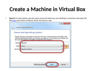 how to install ubuntu using virtual machine | PPTX