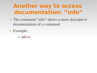 Linux intro 2 basic terminal | PDF