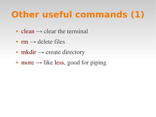 Linux intro 2 basic terminal | PDF